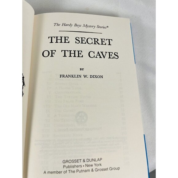 The Secret of the Caves Hardy Boys Book 7 Vintage Hardcover Adventure - Picture 6 of 11